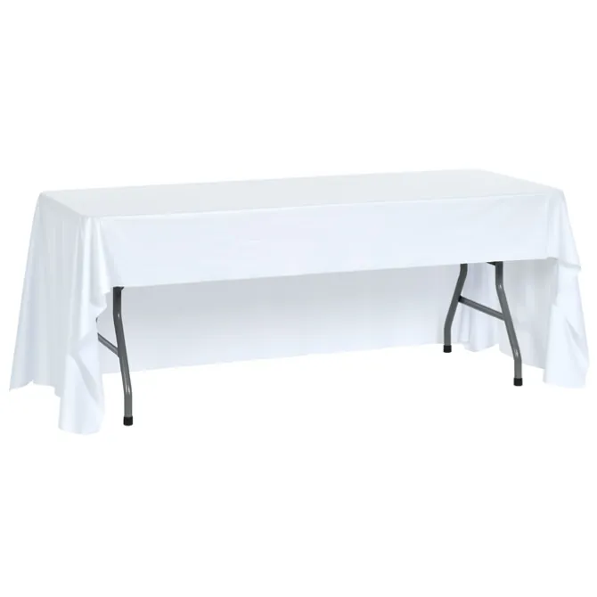 Laser Edge Featherweight Open-Back Table Throw - 6 feet