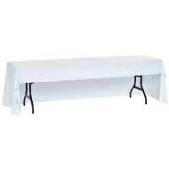 Laser Edge Featherweight Open-Back Table Throw - 8 feet