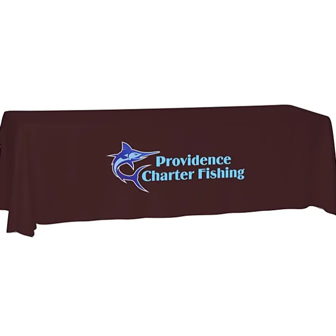 Laser Edge Open-Back Table Throw - 8 feet