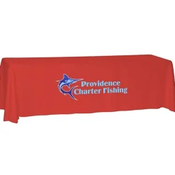 Laser Edge Open-Back Table Throw - 8 feet