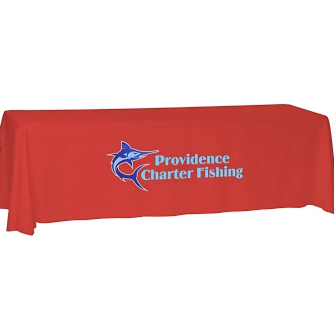 Laser Edge Open-Back Table Throw - 8 feet