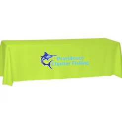 Laser Edge Open-Back Table Throw - 8 feet