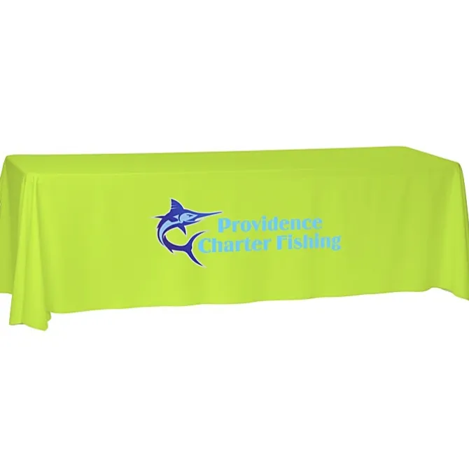Laser Edge Open-Back Table Throw - 8 feet