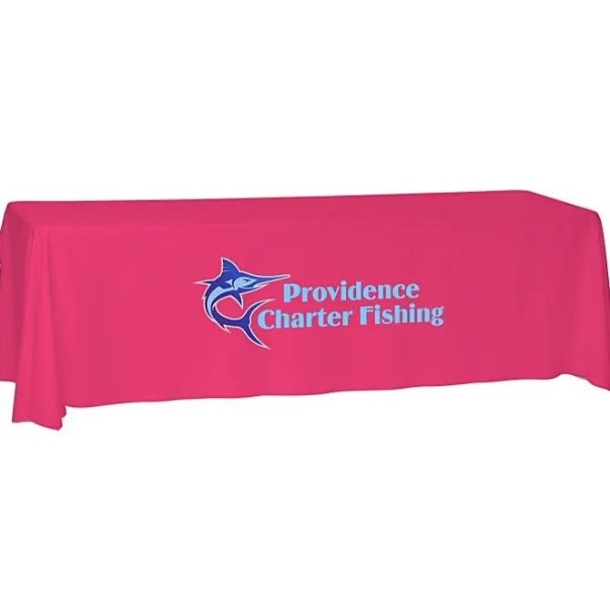 Laser Edge Open-Back Table Throw - 8 feet