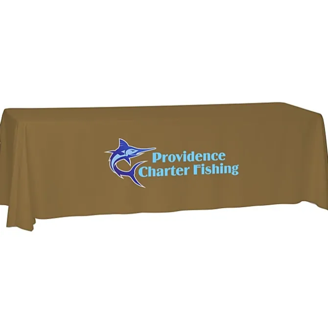 Laser Edge Open-Back Table Throw - 8 feet