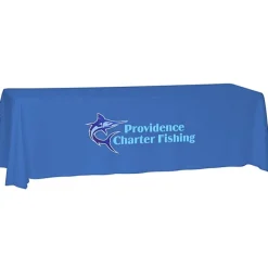 Laser Edge Open-Back Table Throw - 8 feet