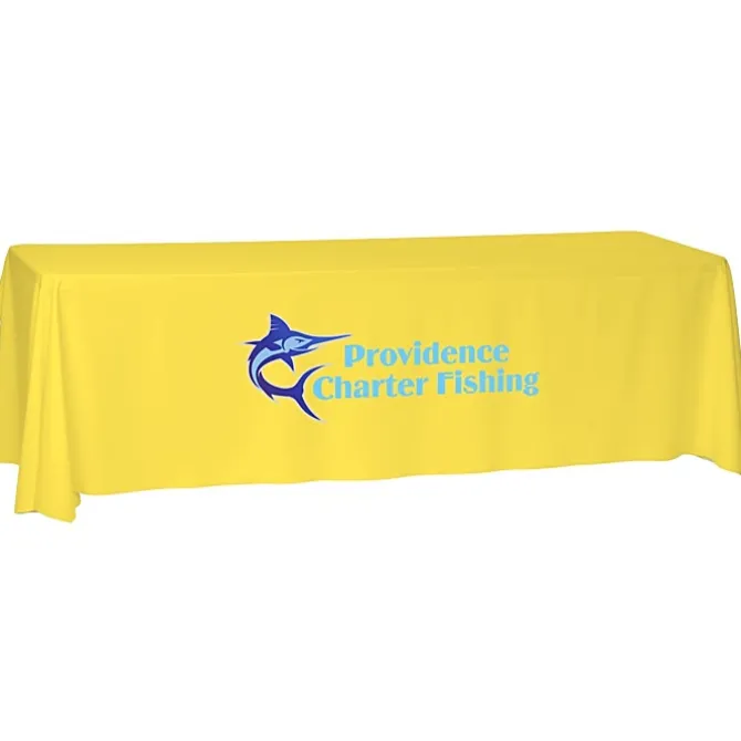 Laser Edge Open-Back Table Throw - 8 feet