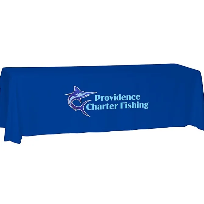 Laser Edge Open-Back Table Throw - 8 feet
