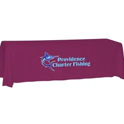 Laser Edge Open-Back Table Throw - 8 feet