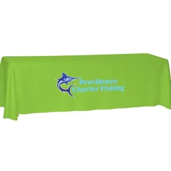 Laser Edge Open-Back Table Throw - 8 feet