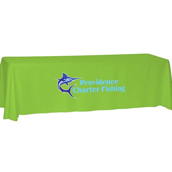 Laser Edge Open-Back Table Throw - 8 feet
