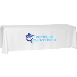 Laser Edge Open-Back Table Throw - 8 feet
