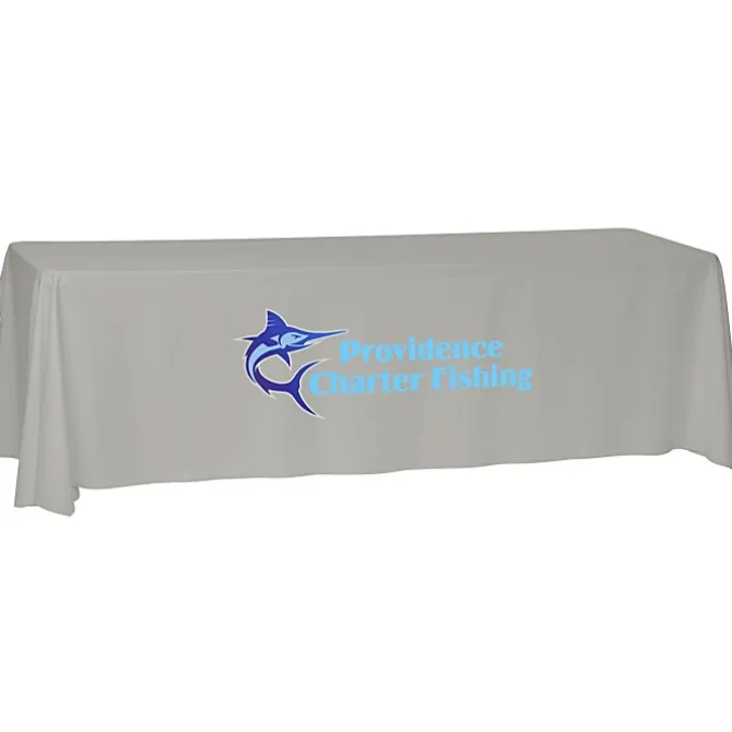 Laser Edge Open-Back Table Throw - 8 feet