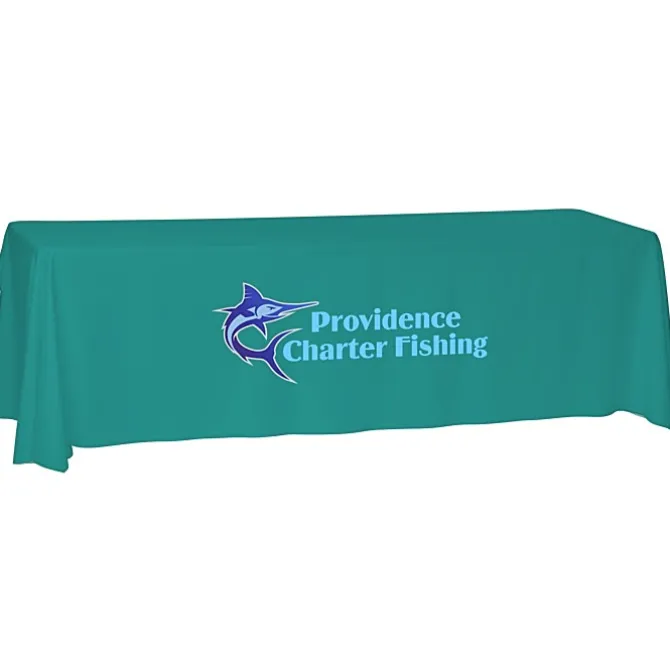 Laser Edge Open-Back Table Throw - 8 feet