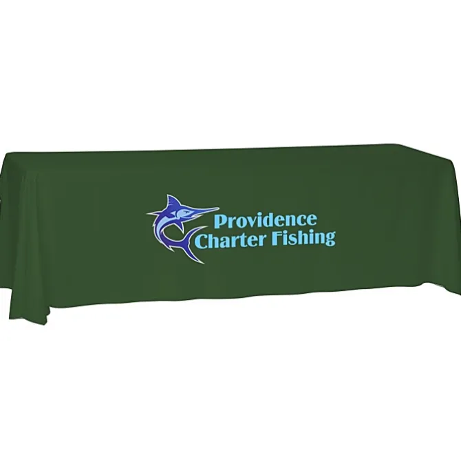 Laser Edge Open-Back Table Throw - 8 feet