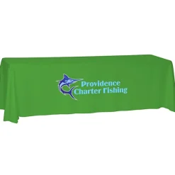Laser Edge Open-Back Table Throw - 8 feet