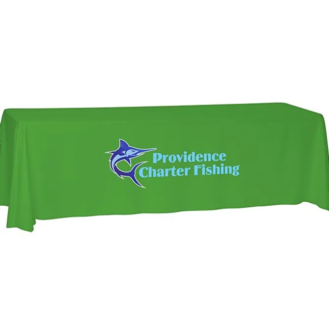 Laser Edge Open-Back Table Throw - 8 feet