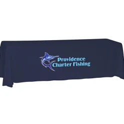 Laser Edge Open-Back Table Throw - 8 feet