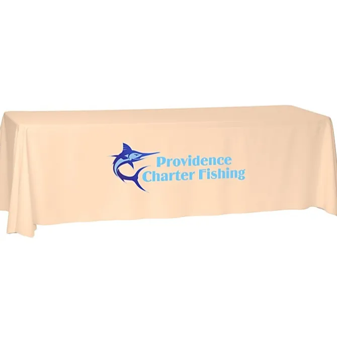 Laser Edge Open-Back Table Throw - 8 feet