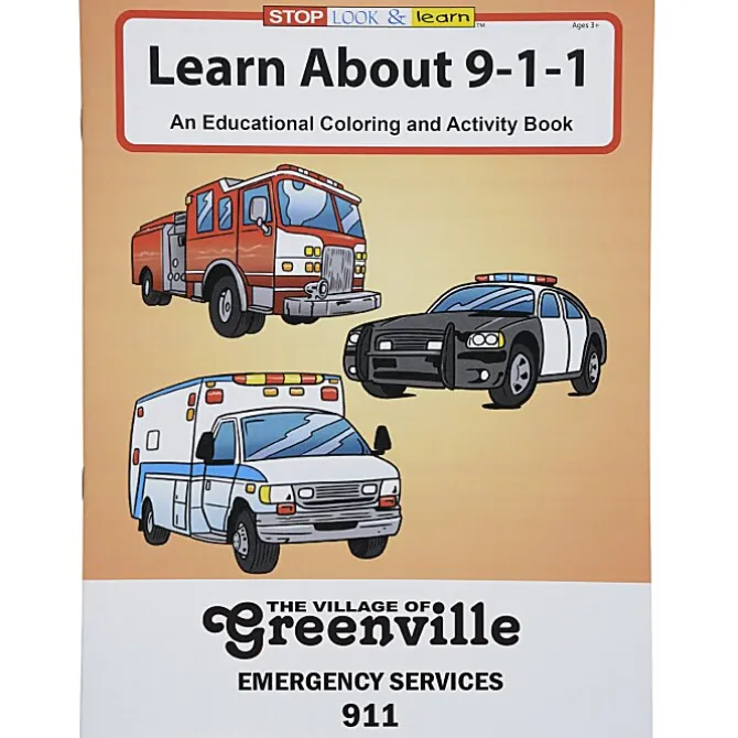 Learn About 911 Coloring Book - 24 hr