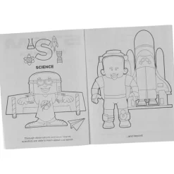 Learning About STEM Coloring Book