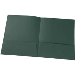 Leatherette Paper Two-Pocket Presentation Folder