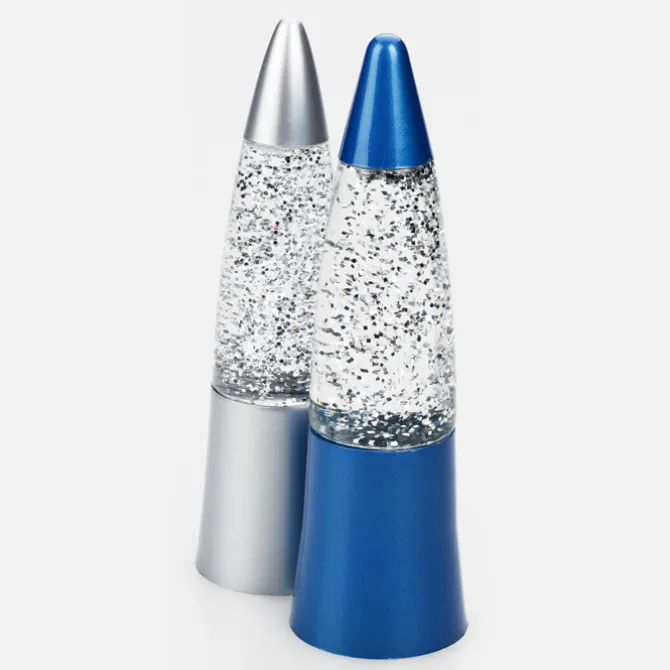 LED Glitter Rocket Lamp - 24 hr