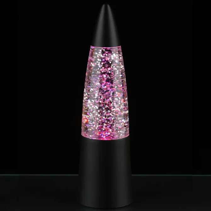 LED Glitter Rocket Lamp - 24 hr