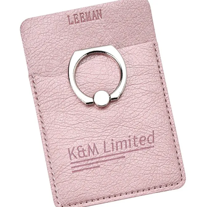 Leeman Shimmer Phone Wallet with Ring Stand