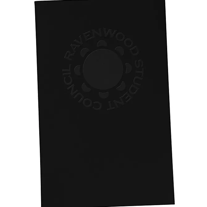 Legal Size Embossed Linen Paper Folder