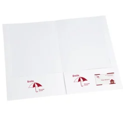 Legal Size Two-Pocket Presentation Folder - Gloss