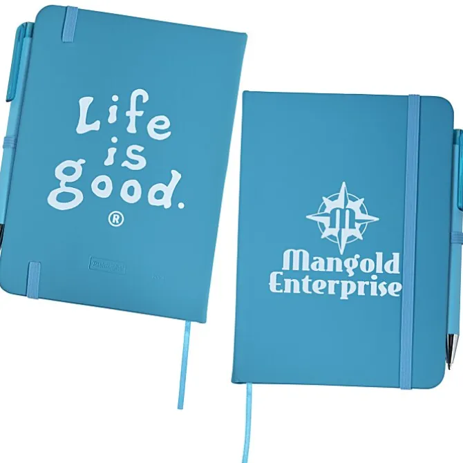 Life is Good TaskRight Afton Notebook with Pen - LIG