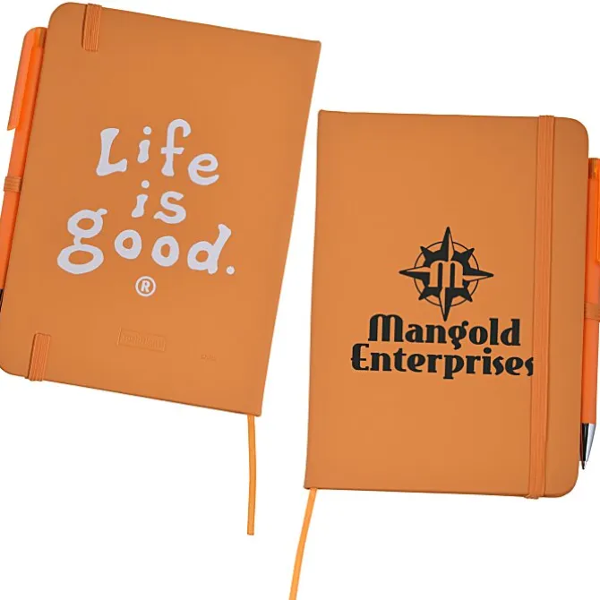 Life is Good TaskRight Afton Notebook with Pen - LIG