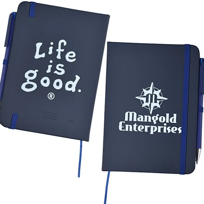 Life is Good TaskRight Afton Notebook with Pen - LIG