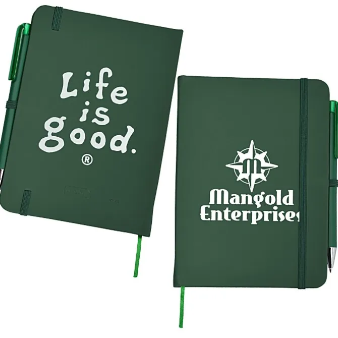 Life is Good TaskRight Afton Notebook with Pen - LIG