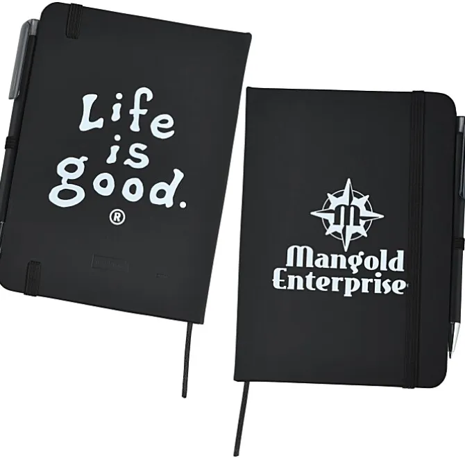 Life is Good TaskRight Afton Notebook with Pen - LIG