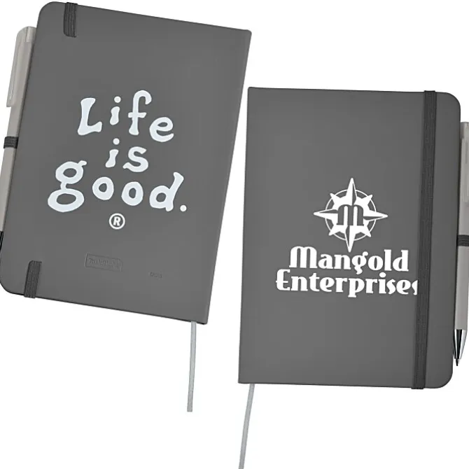 Life is Good TaskRight Afton Notebook with Pen - LIG