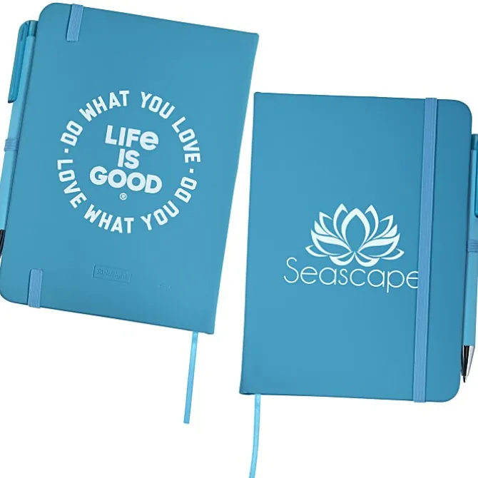 Life is Good TaskRight Afton Notebook with Pen - Love