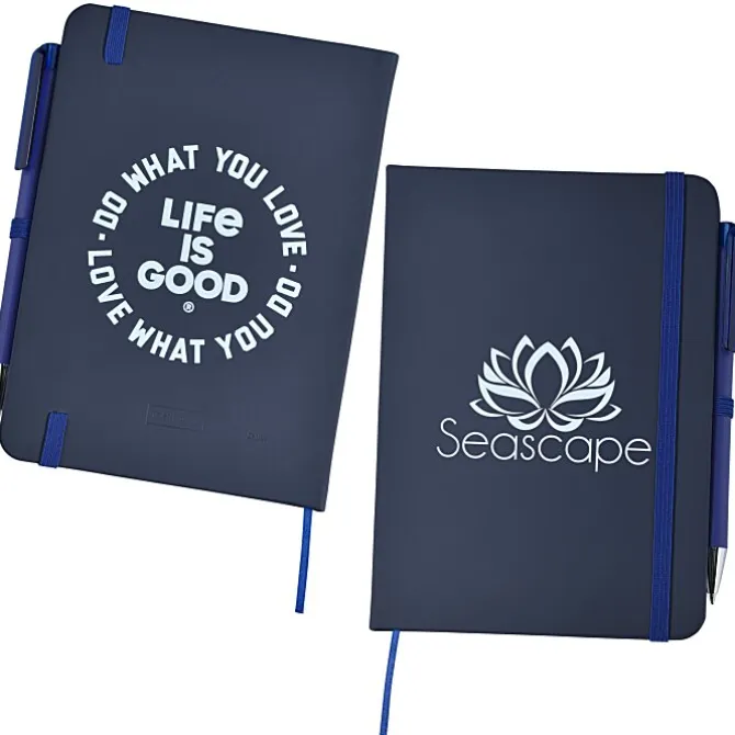 Life is Good TaskRight Afton Notebook with Pen - Love
