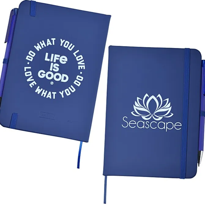 Life is Good TaskRight Afton Notebook with Pen - Love