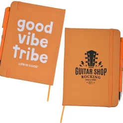 Life is Good TaskRight Afton Notebook with Pen - Good Vibe