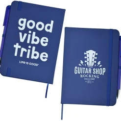 Life is Good TaskRight Afton Notebook with Pen - Good Vibe