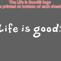Life is Good TaskRight 6 inches x 4 inches Notepad - 25 Sheet