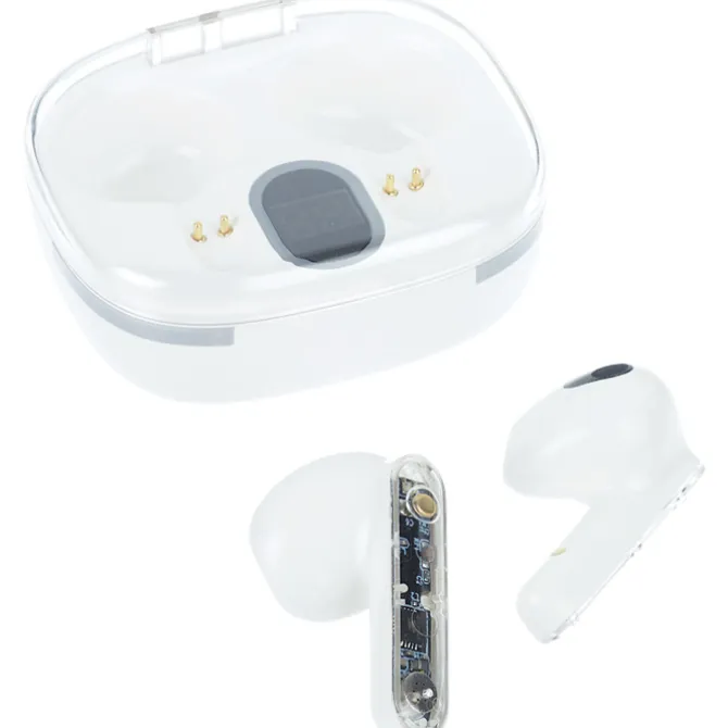 Light-Up Display True Wireless Earbuds - 24 hr