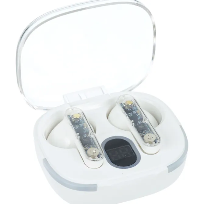 Light-Up Display True Wireless Earbuds - 24 hr