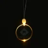 Light-Up Pendant Necklace - Circle