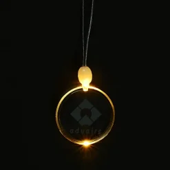 Light-Up Pendant Necklace - Circle