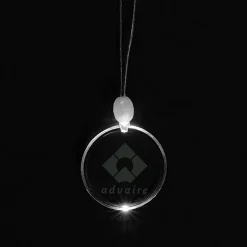 Light-Up Pendant Necklace - Circle