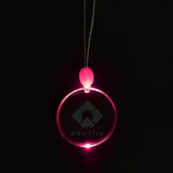 Light-Up Pendant Necklace - Circle