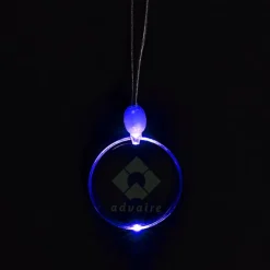 Light-Up Pendant Necklace - Circle